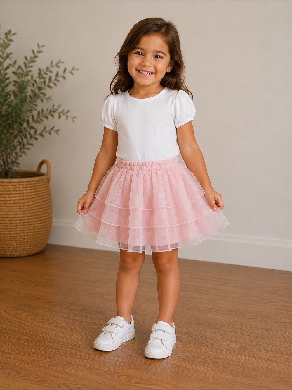 Truly Me • NWT Pink Layered Tulle Skirt